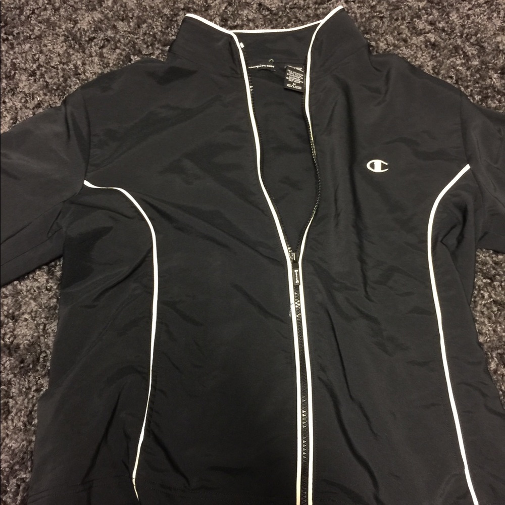 Champion Black Zip up - Picture 1 of 4